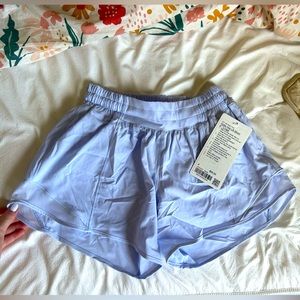 NWT lululemon hotty hot shorts blue